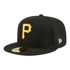 Pittsburgh Pirates New Era Hidden Hit 59FIFTY Fitted Hat - Black Hats