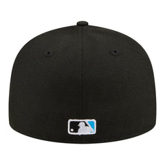 Miami Marlins New Era Hidden Hit 59FIFTY Fitted Hat - Black Hats