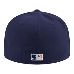 Milwaukee Brewers New Era Hidden Hit 59FIFTY Fitted Hat - Navy Hats