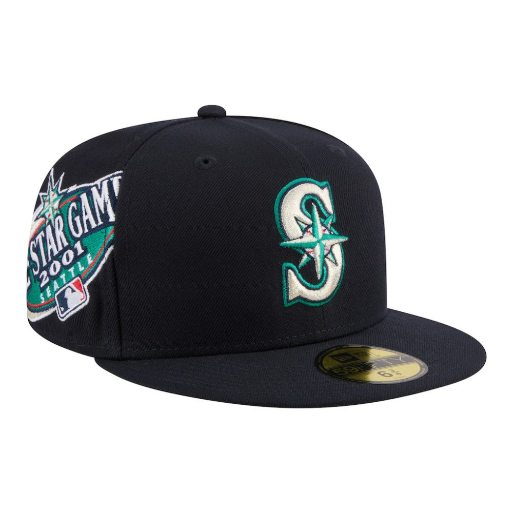 Seattle Mariners New Era Hidden Hit 59FIFTY Fitted Hat - Navy Hats
