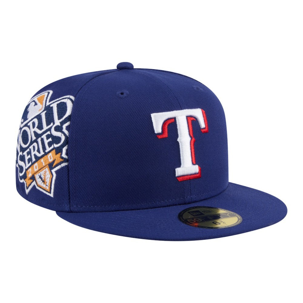 Texas Rangers New Era Hidden Hit 59FIFTY Fitted Hat - Royal Hats