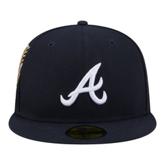 Atlanta Braves New Era Hidden Hit 59FIFTY Fitted Hat - Navy Hats