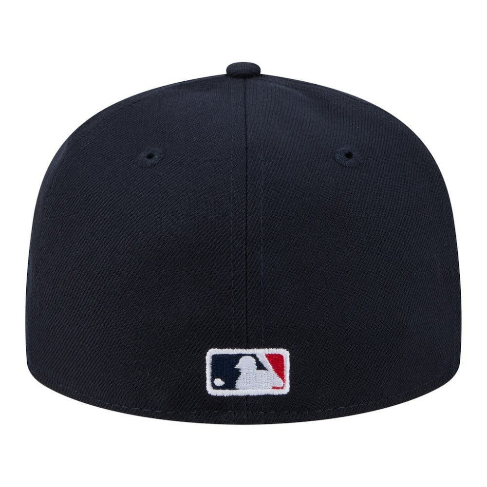 Atlanta Braves New Era Hidden Hit 59FIFTY Fitted Hat - Navy Hats