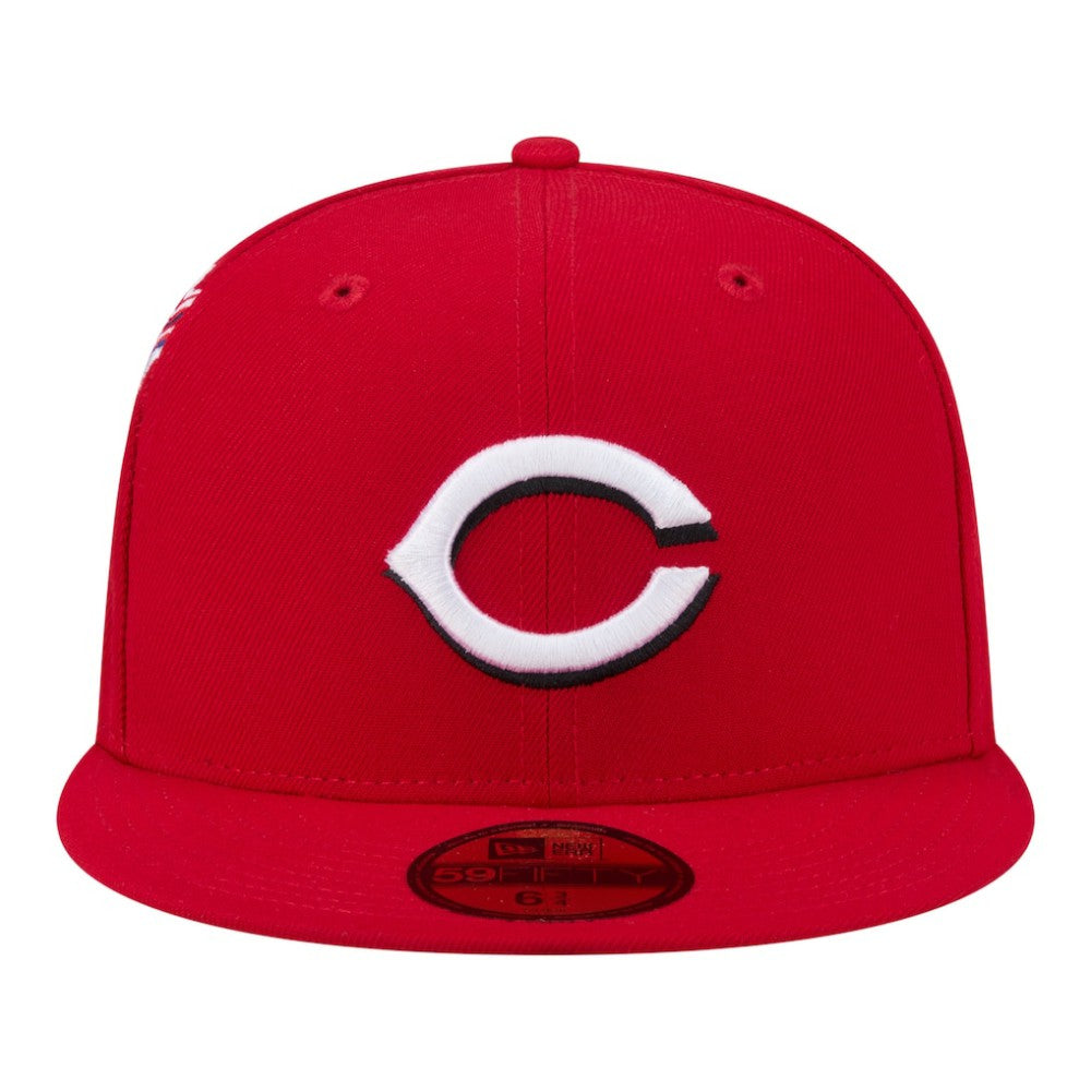 Cincinnati Reds New Era Hidden Hit 59FIFTY Fitted Hat - Red Hats