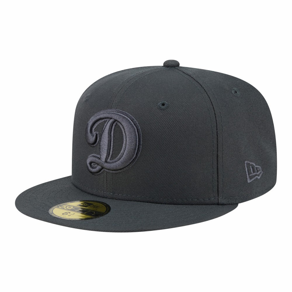 Los Angeles Dodgers New Era Color Pack 59FIFTY Fitted Hat - Charcoal Hats