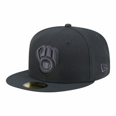 Milwaukee Brewers New Era Color Pack 59FIFTY Fitted Hat - Charcoal Hats