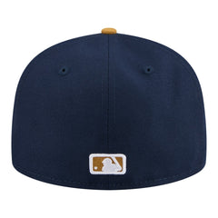 Los Angeles Dodgers New Era Two-Tone Color Pack 59FIFTY Fitted Hat - Navy/Khaki Hats