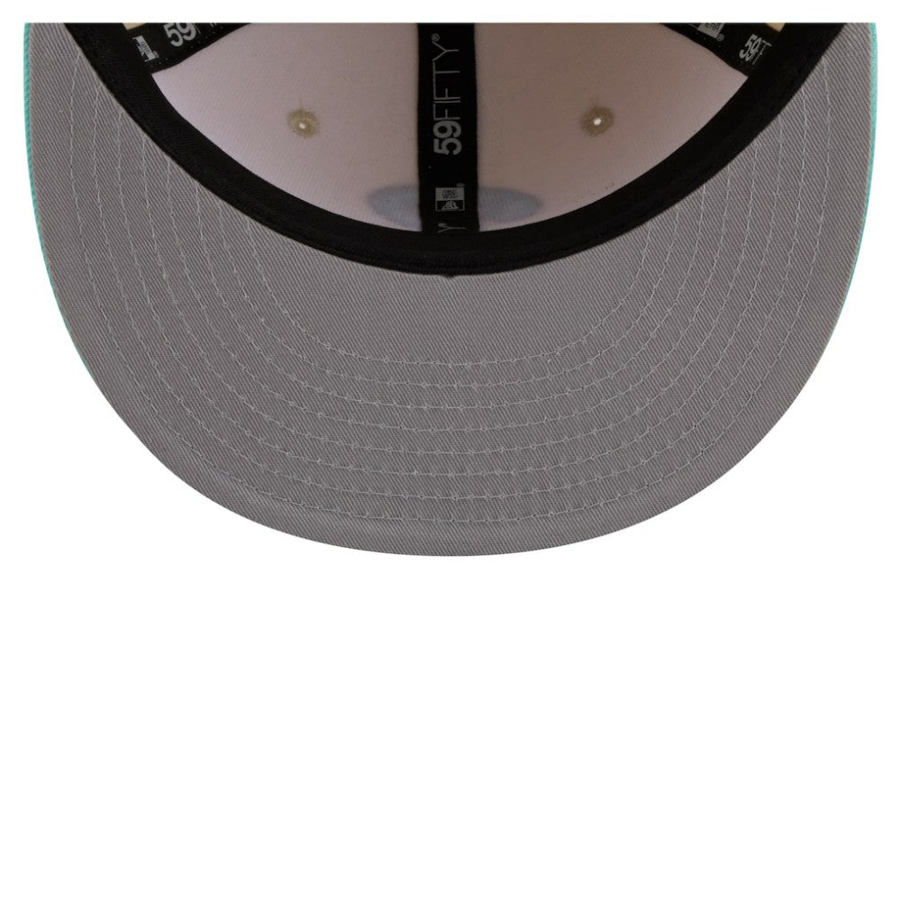 Philadelphia Phillies New Era Two-Tone Color Pack 59FIFTY Fitted Hat - Light Beige/Turquoise Hats