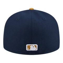 San Diego Padres New Era Two-Tone Color Pack 59FIFTY Fitted Hat - Navy/Khaki Hats