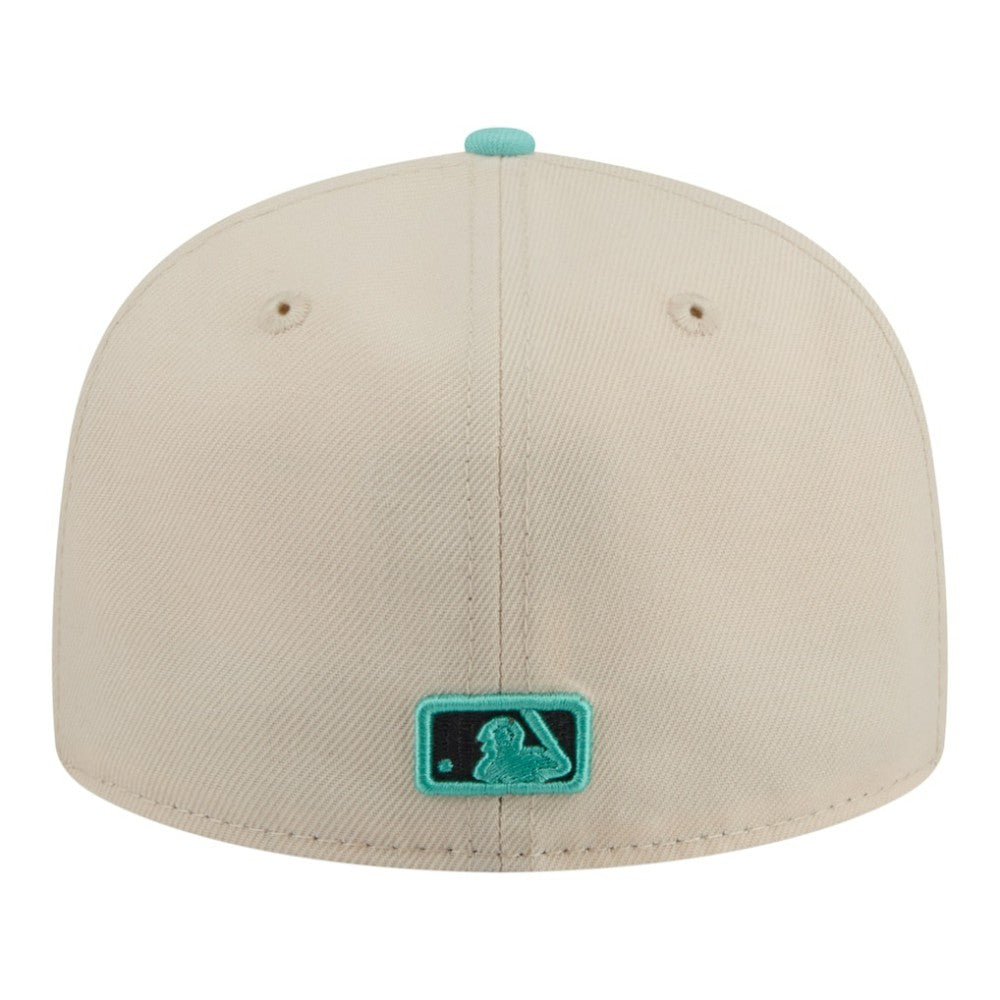 San Francisco Giants New Era Two-Tone Color Pack 59FIFTY Fitted Hat - Light Beige/Turquoise Hats