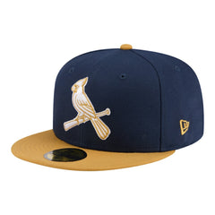 St. Louis Cardinals New Era Two-Tone Color Pack 59FIFTY Fitted Hat - Navy/Khaki Hats