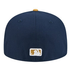 Washington Nationals New Era Two-Tone Color Pack 59FIFTY Fitted Hat - Navy/Khaki Hats
