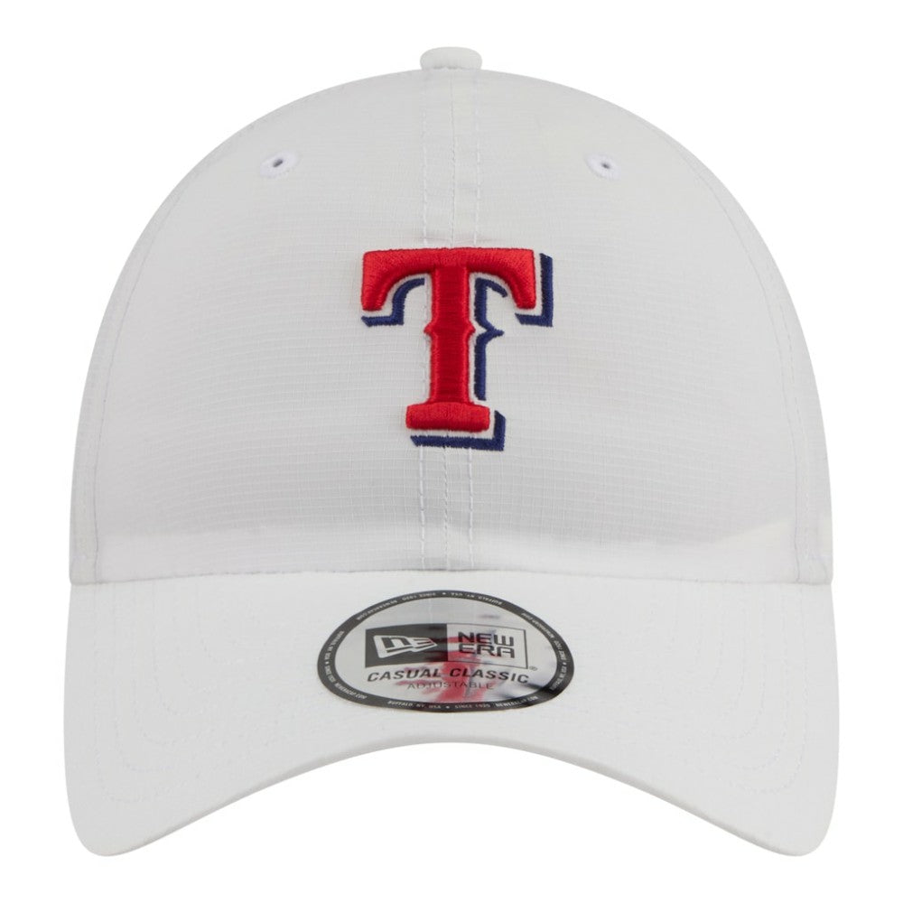 Texas Rangers New Era Ripstop Casual Classic Adjustable Hat - White Hats