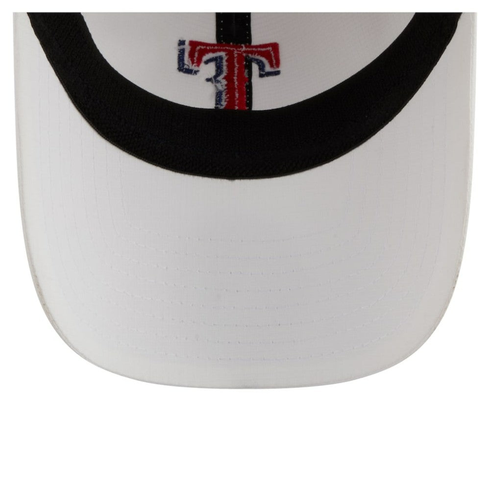 Texas Rangers New Era Ripstop Casual Classic Adjustable Hat - White Hats