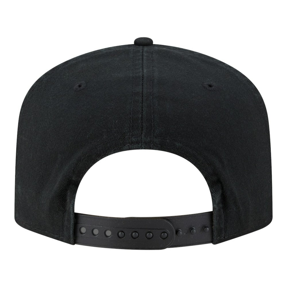 Chicago White Sox New Era Stacked 19TWENTY Adjustable Hat - Black Hats