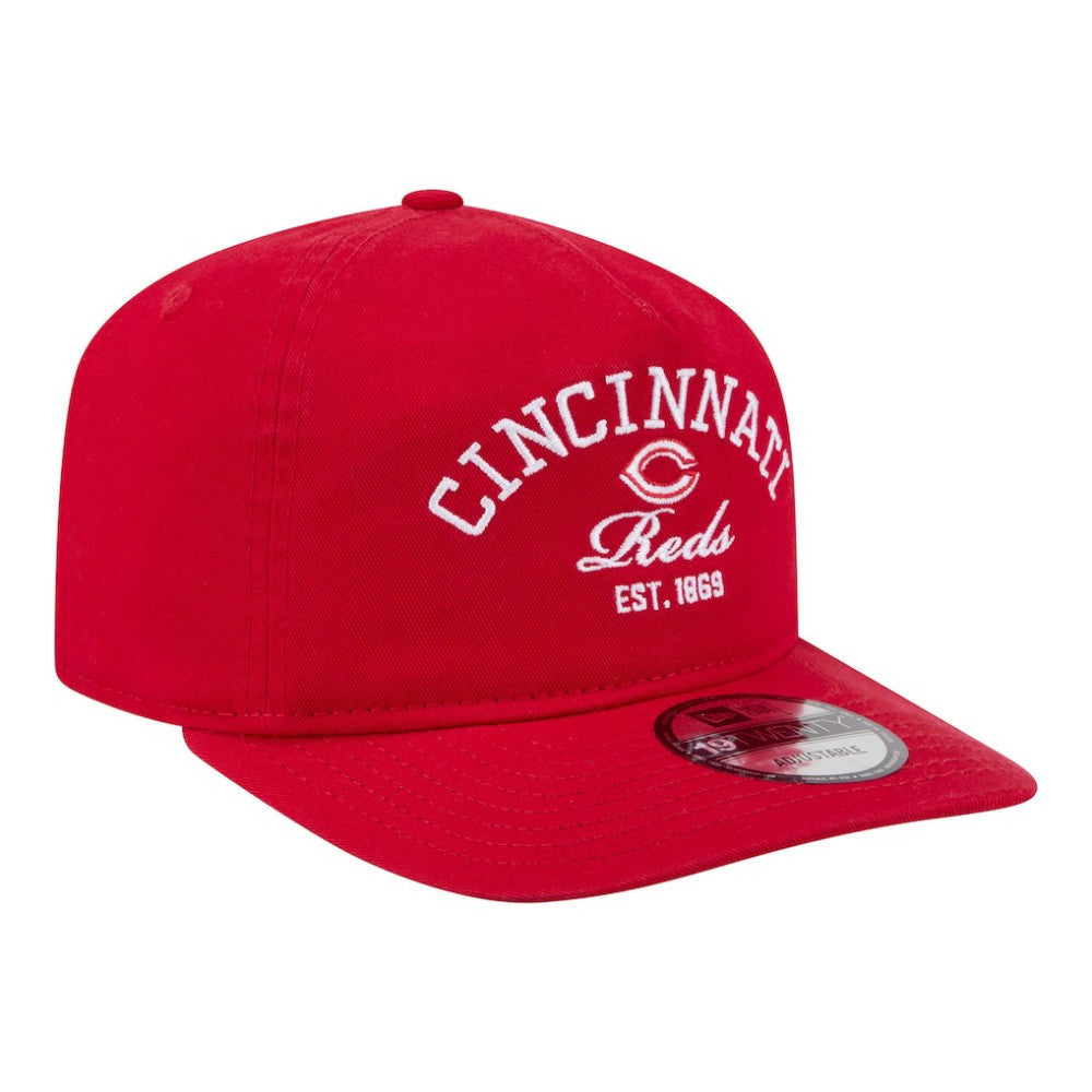 Cincinnati Reds New Era Stacked 19TWENTY Adjustable Hat - Red Hats