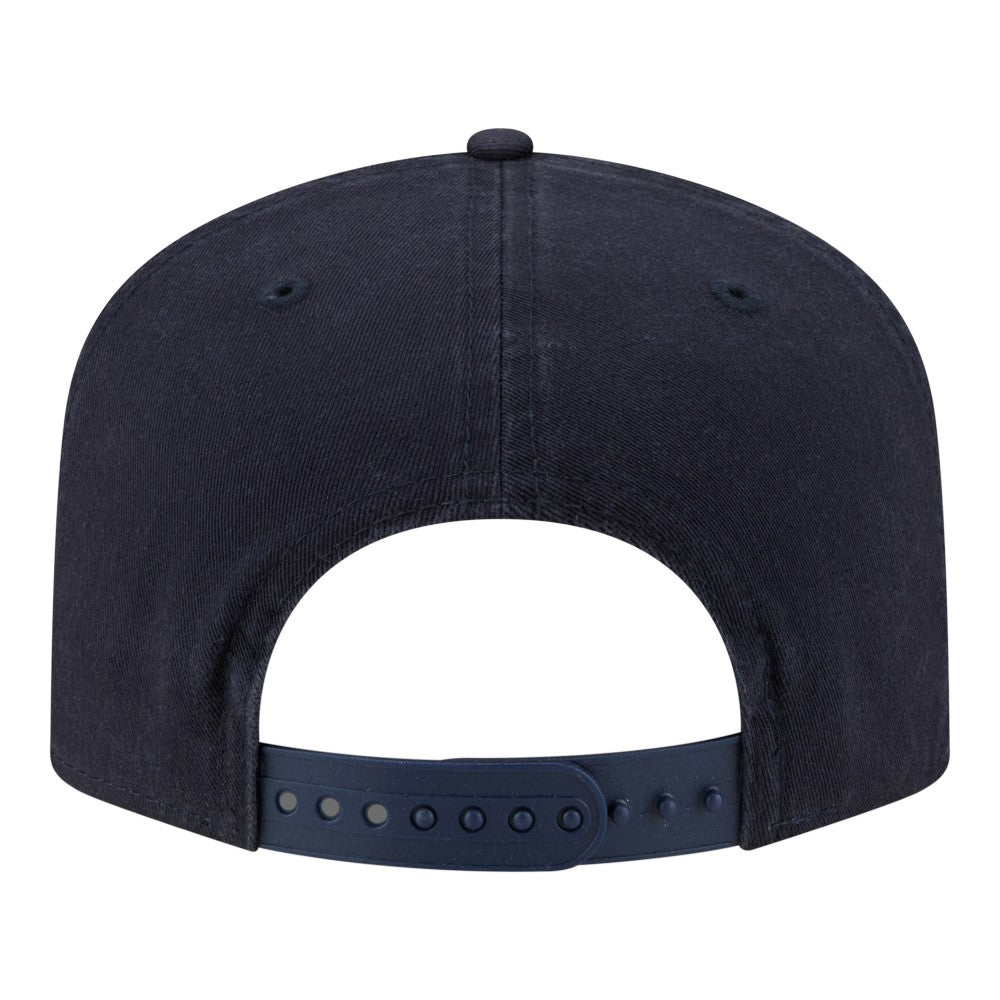 Cleveland Guardians New Era Stacked 19TWENTY Adjustable Hat - Navy Hats