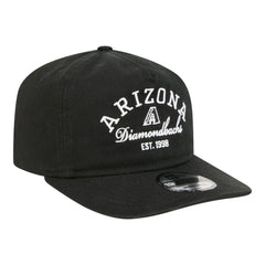 Arizona Diamondbacks New Era Stacked 19TWENTY Adjustable Hat - Black Hats