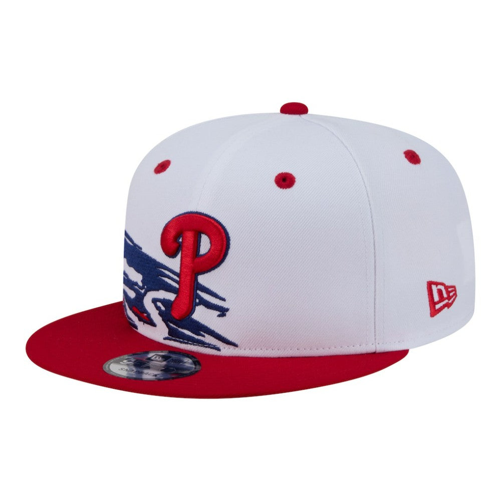 Philadelphia Phillies New Era 9FIFTY Snapback Hat - White/Red Hats