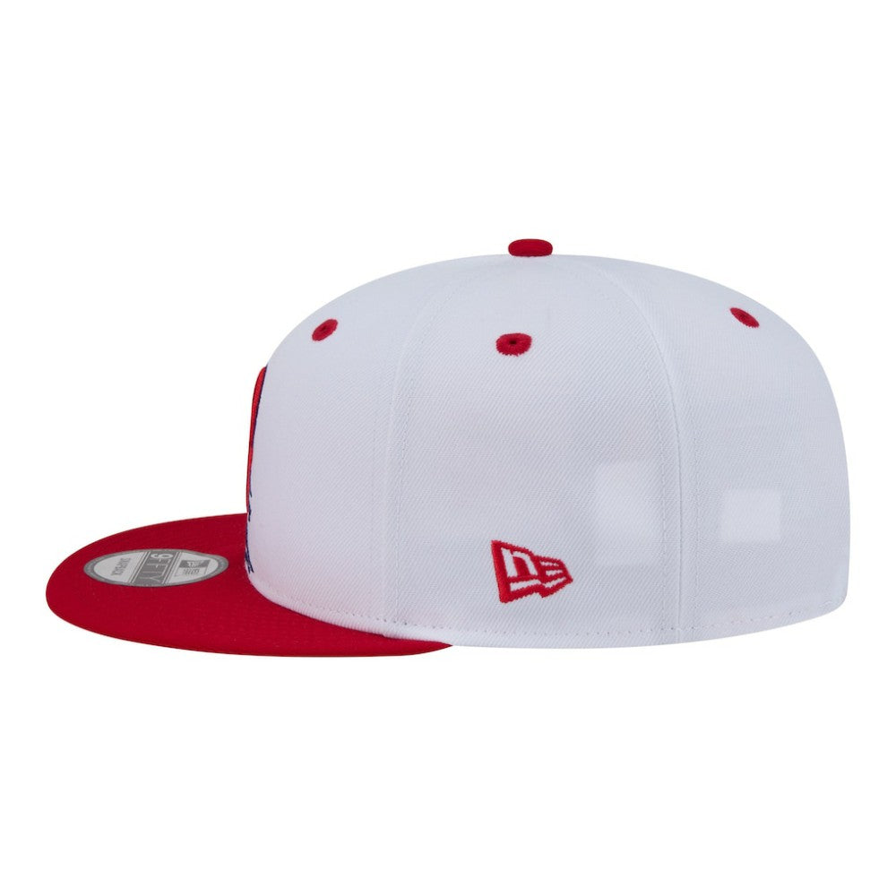Philadelphia Phillies New Era 9FIFTY Snapback Hat - White/Red Hats