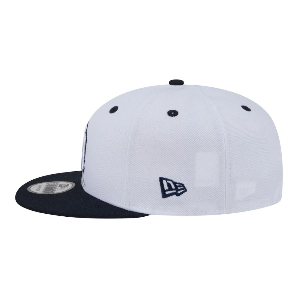 New York Yankees New Era 9FIFTY Snapback Hat - White/Navy Hats