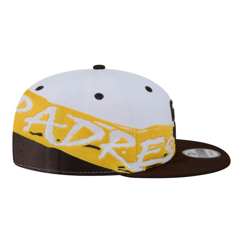 San Diego Padres New Era 9FIFTY Snapback Hat - White/Brown Hats
