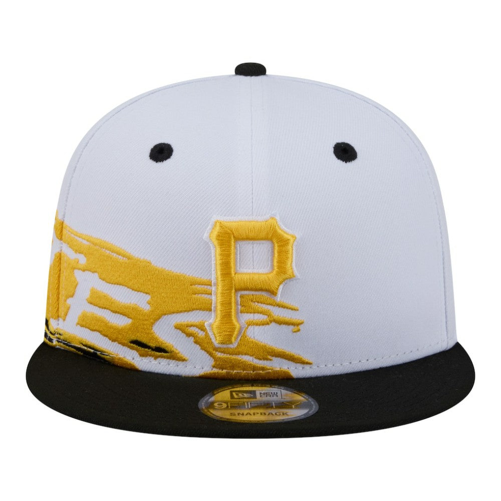 Pittsburgh Pirates New Era Swept 9FIFTY Snapback Hat - White Hats