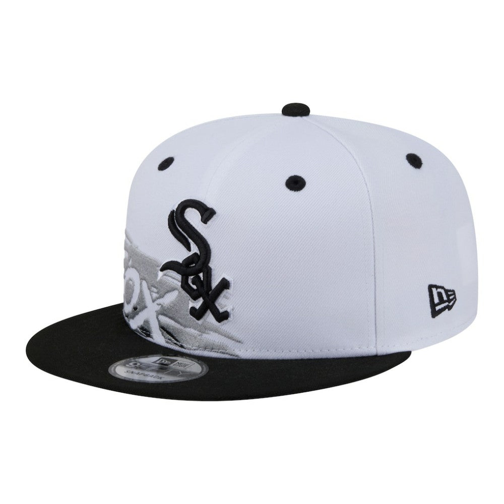 Chicago White Sox New Era 9FIFTY Snapback Hat - White/Black Hats