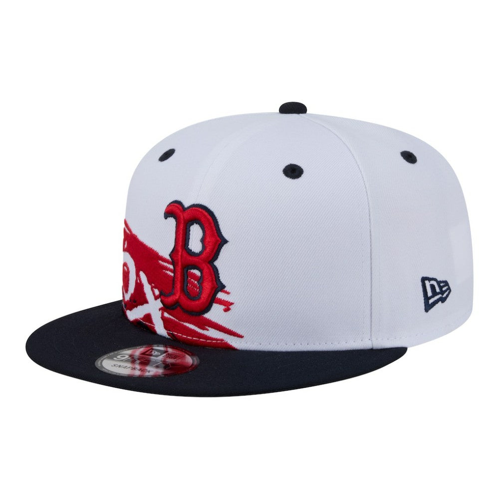 Boston Red Sox New Era 9FIFTY Snapback Hat - White/Navy Hats