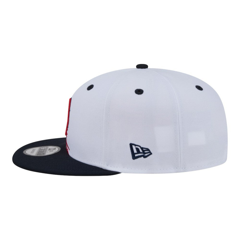 Boston Red Sox New Era 9FIFTY Snapback Hat - White/Navy Hats