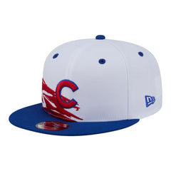 Chicago Cubs New Era 9FIFTY Snapback Hat - White/Royal Hats