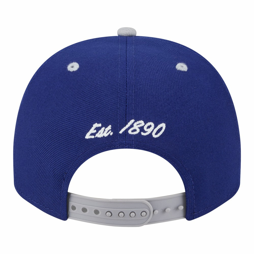 Los Angeles Dodgers New Era Arched A-Frame 9FIFTY Adjustable Hat - Royal/Gray Hats