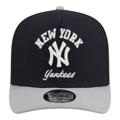 New York Yankees New Era Arched A-Frame 9FIFTY Adjustable Hat - Navy Hats