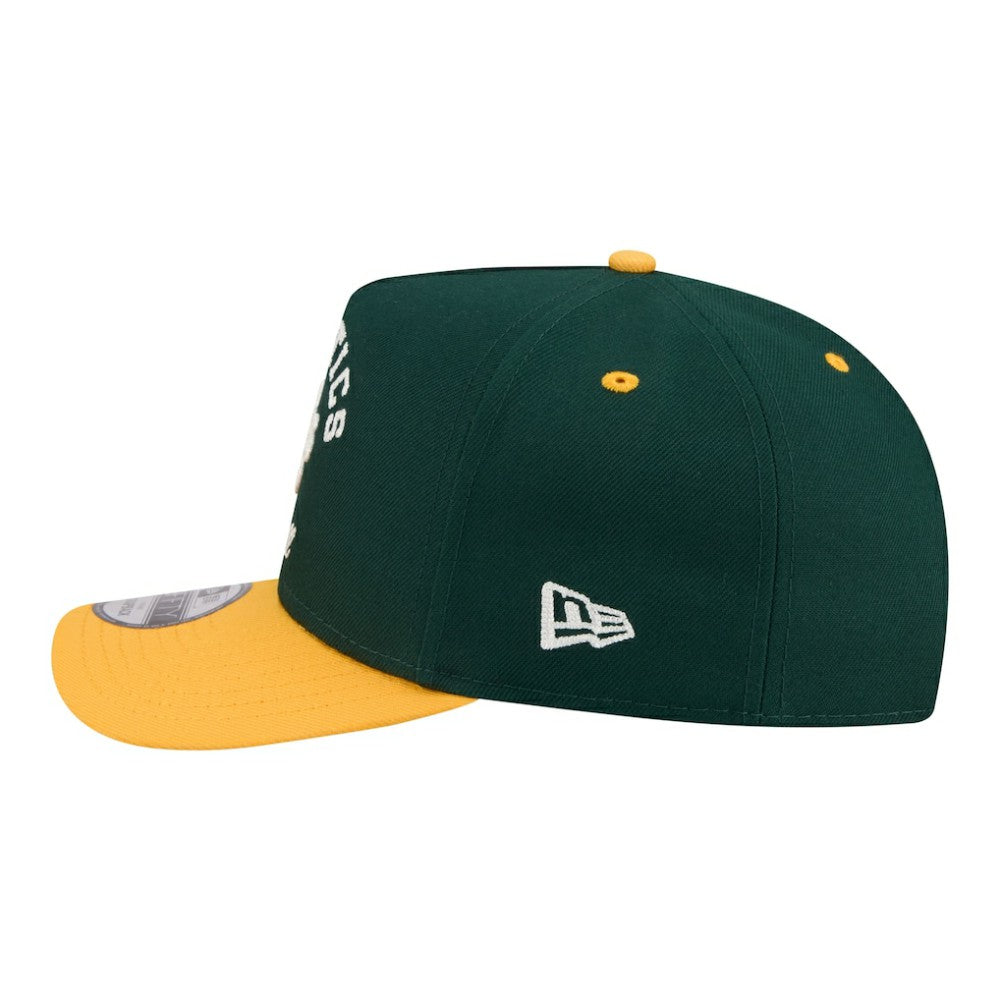 Athletics New Era Arched A-Frame 9FIFTY Adjustable Hat - Green Hats