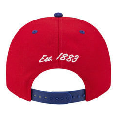 Philadelphia Phillies New Era Arched A-Frame 9FIFTY Adjustable Hat - Red/Royal Hats