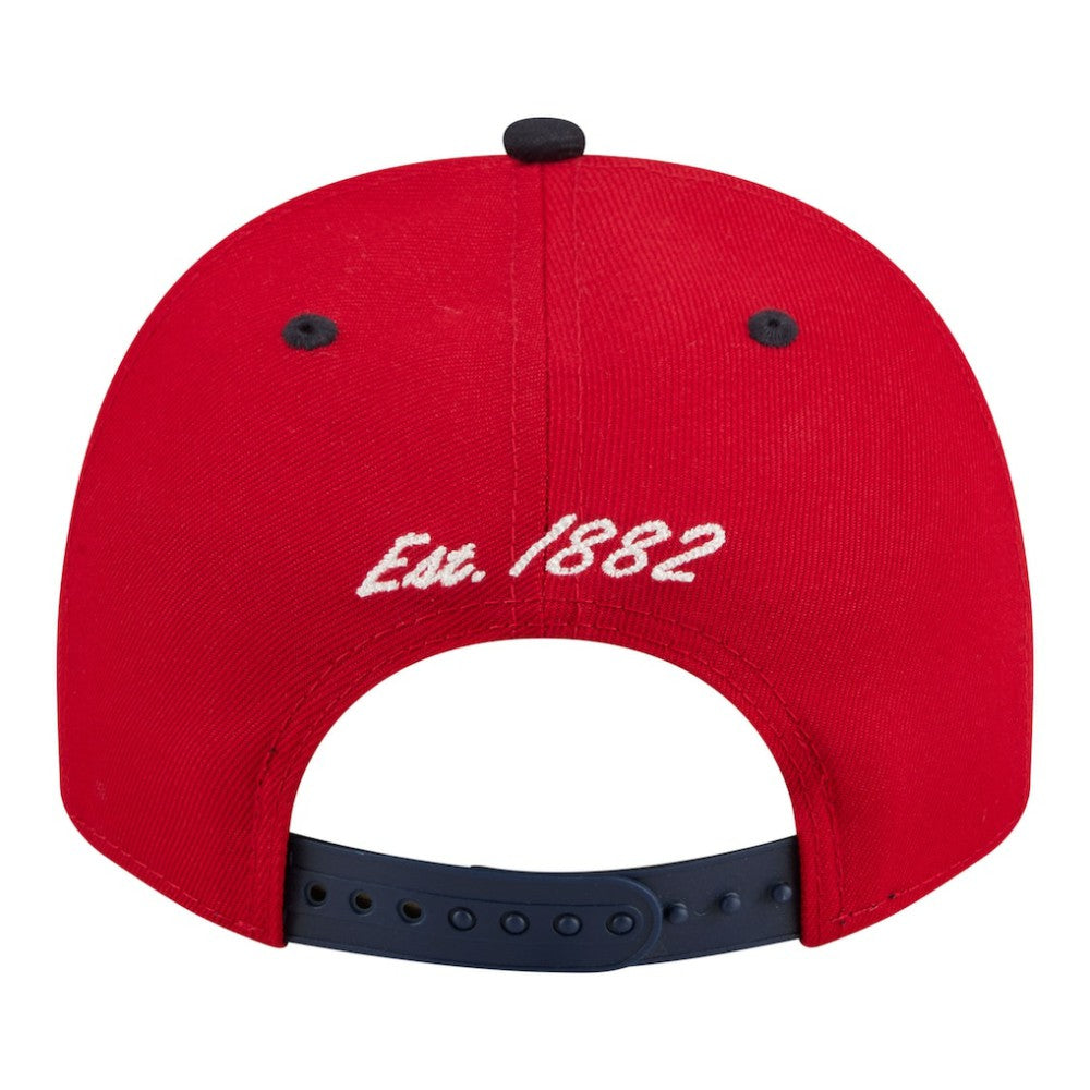 St. Louis Cardinals New Era Arched A-Frame 9FIFTY Adjustable Hat - Red/Navy Hats