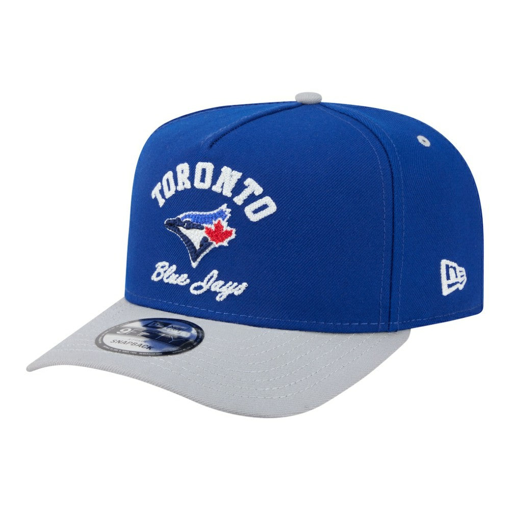 Toronto Blue Jays New Era Arched A-Frame 9FIFTY Adjustable Hat - Royal/Gray Hats
