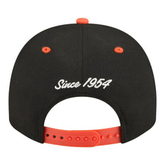 Baltimore Orioles New Era Arched A-Frame 9FIFTY Adjustable Hat - Black/Orange Hats