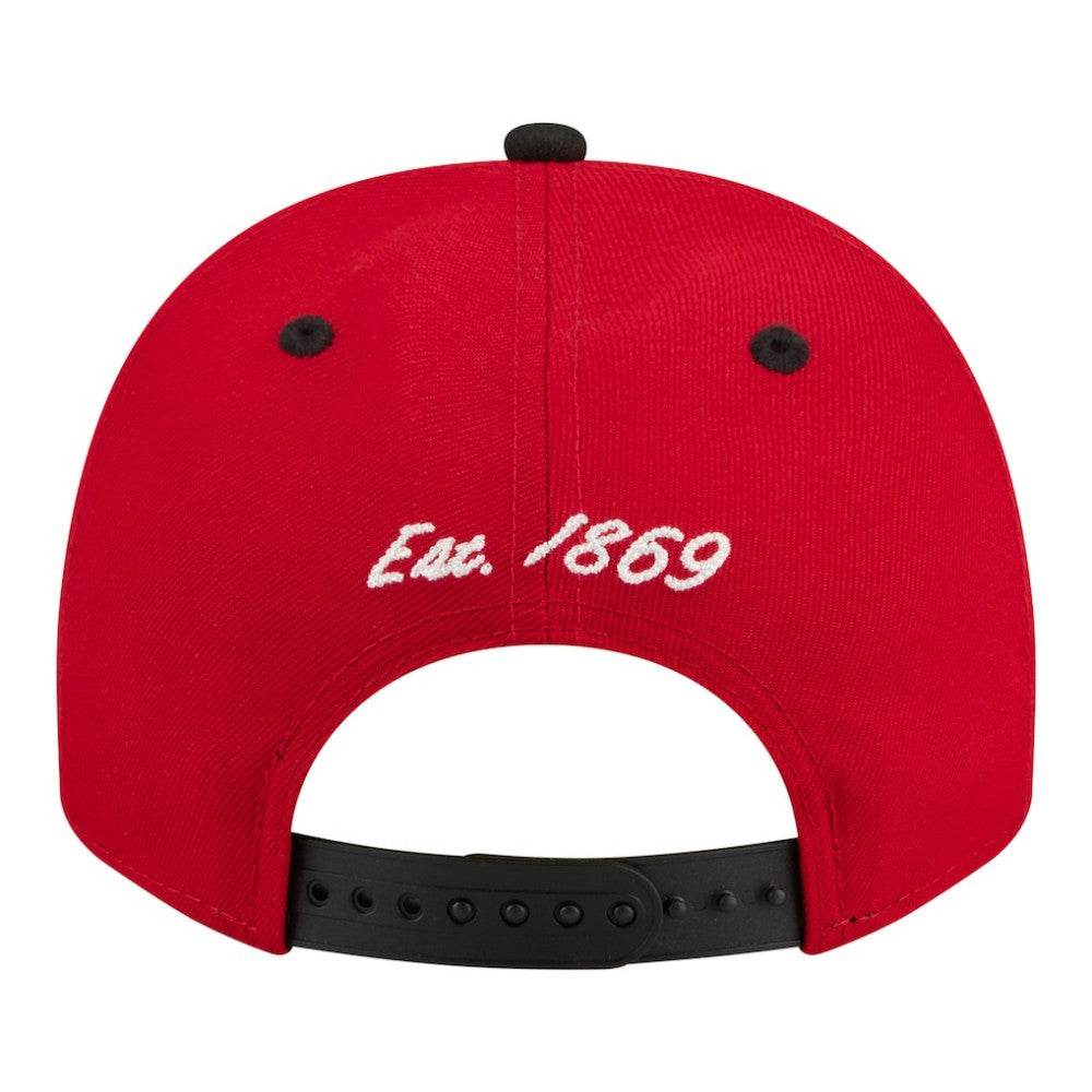 Cincinnati Reds New Era Arched A-Frame 9FIFTY Adjustable Hat - Red Hats
