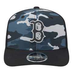 Boston Red Sox New Era Tonal Camo 9SEVENTY Stretch-Snap Hat - Black Hats