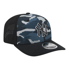 New York Yankees New Era Tonal Camo 9SEVENTY Stretch-Snap Hat - Black Hats