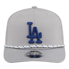 Los Angeles Dodgers New Era Sport Rope 9SEVENTY Adjustable Hat - Gray Hats