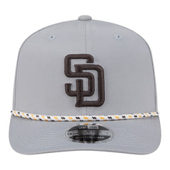 San Diego Padres New Era Sport Rope 9SEVENTY Adjustable Hat - Gray Hats