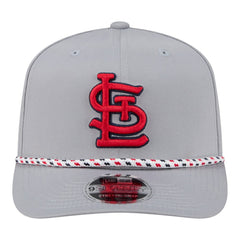 St. Louis Cardinals New Era Sport Rope 9SEVENTY Adjustable Hat - Gray Hats