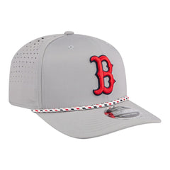 Boston Red Sox New Era Sport Rope 9SEVENTY Adjustable Hat - Gray Hats