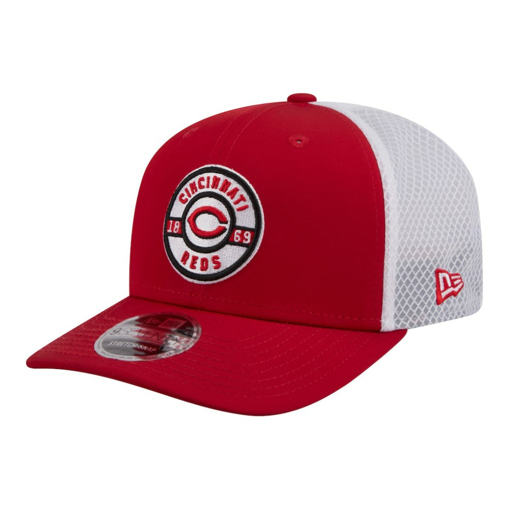 Cincinnati Reds New Era Active 9SEVENTY Adjustable Trucker Hat - Red Hats