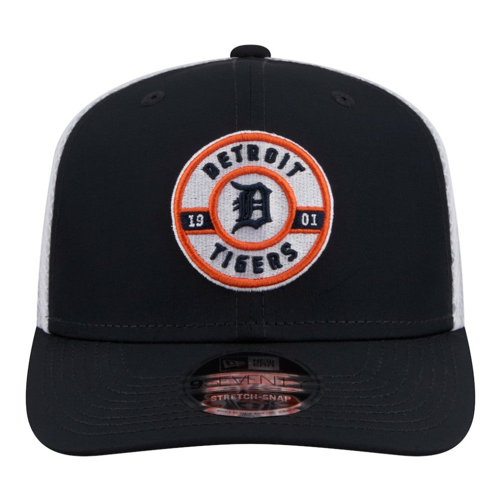 Detroit Tigers New Era Active 9SEVENTY Adjustable Trucker Hat - Navy Hats