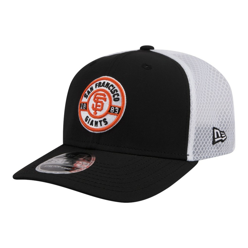 San Francisco Giants New Era Active 9SEVENTY Adjustable Trucker Hat - Black Hats