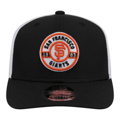 San Francisco Giants New Era Active 9SEVENTY Adjustable Trucker Hat - Black Hats
