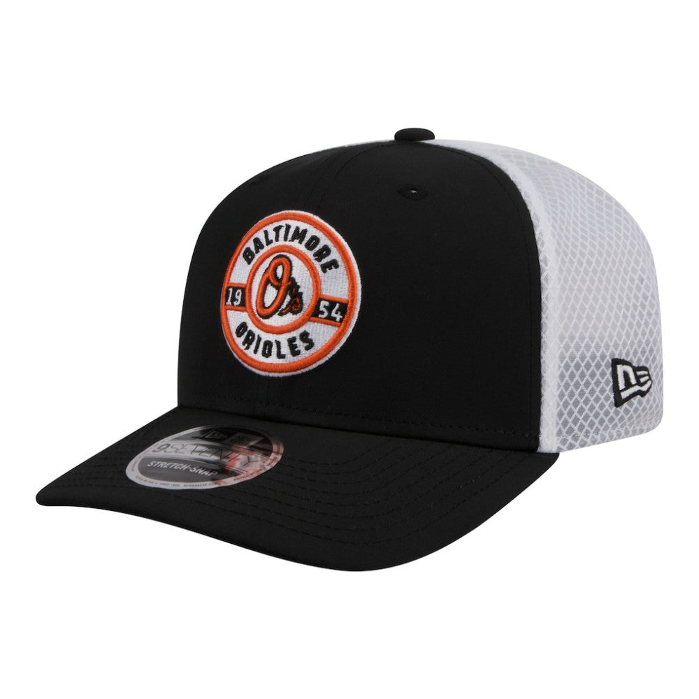 Baltimore Orioles New Era Active 9SEVENTY Adjustable Trucker Hat - Black Hats